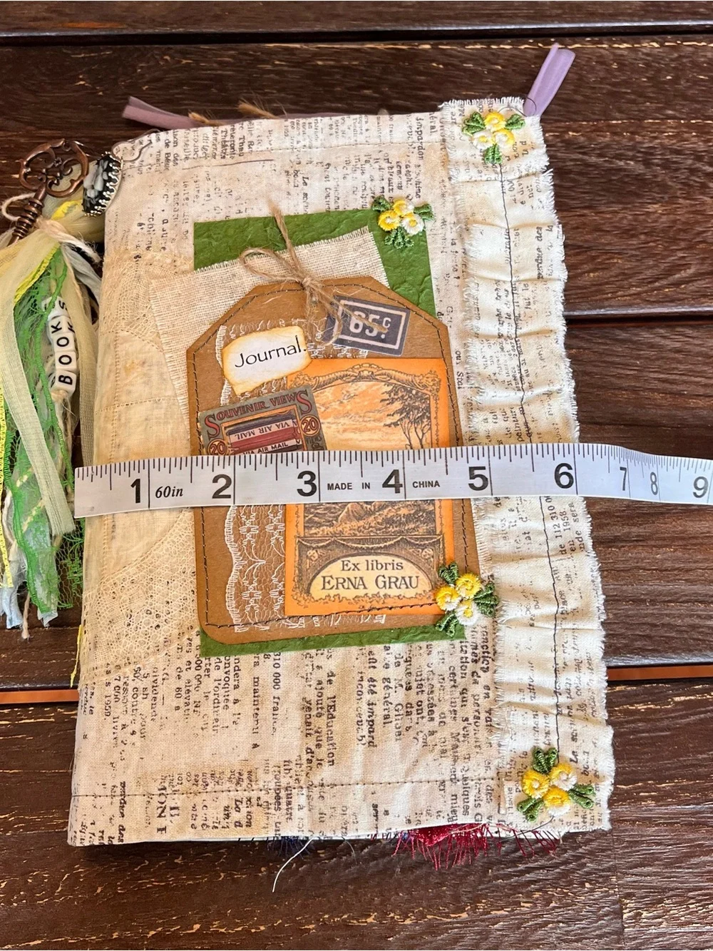 Book Lover Junk Journal Bookish Reader Vintage Softcover 3 Signatures Decorated